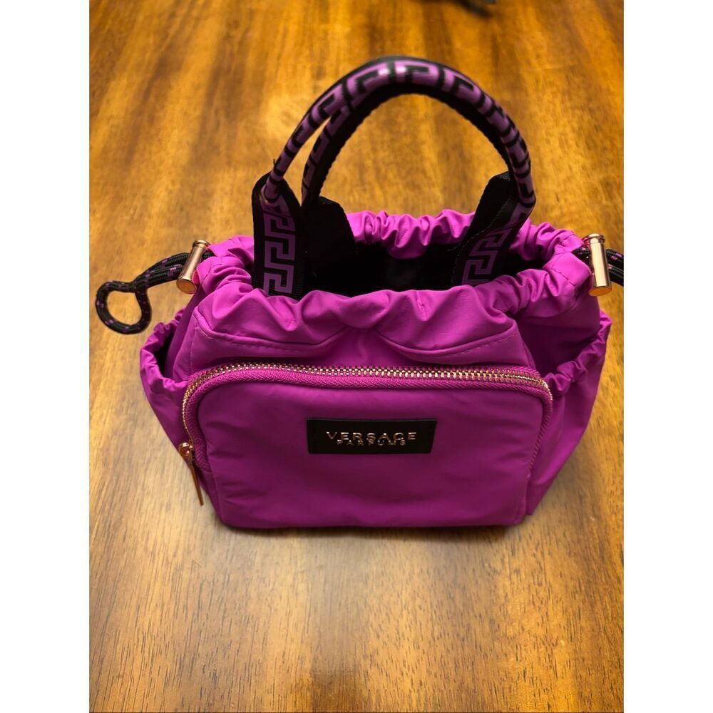 Mini Versace perfumes top handle bag